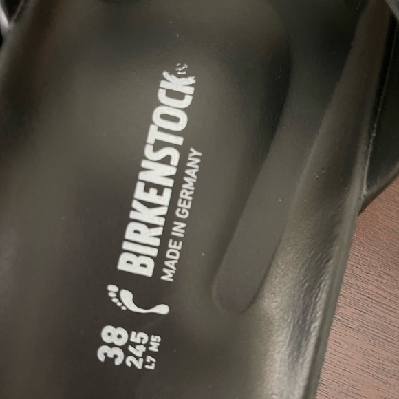 Birkenstock Black Slide Sandals - Picture 6 of 6